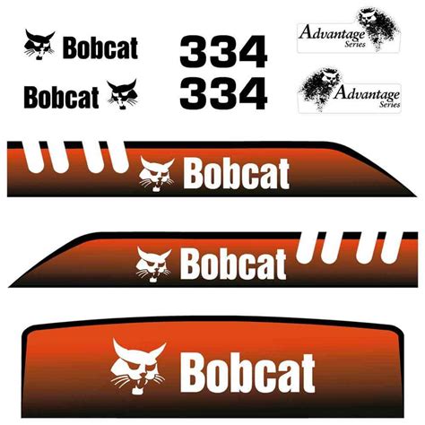 bobcat 334 mini ex decals